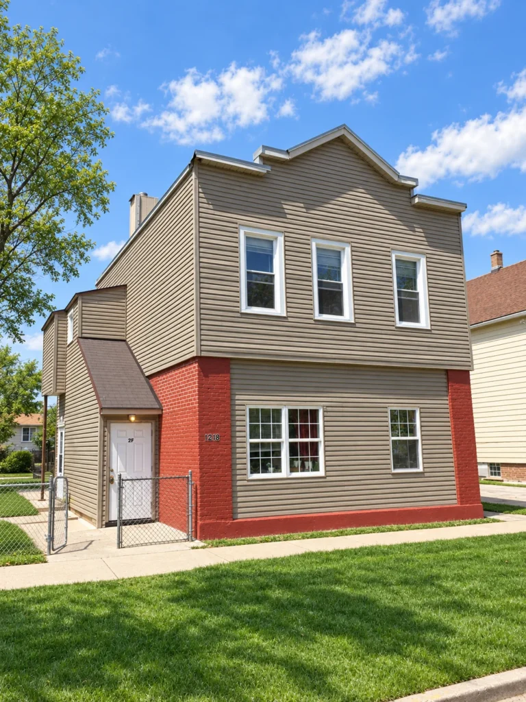 1218 Lincoln, North Chicago, Illinois. A Castlewood Properties rental building.