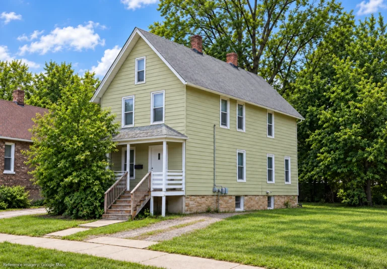 536 Oak, Waukegan, Illinois. A Castlewood Properties rental building.